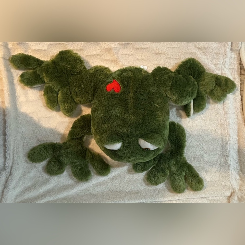 Large Frog Stuffed Animal - Picture 2 of 4